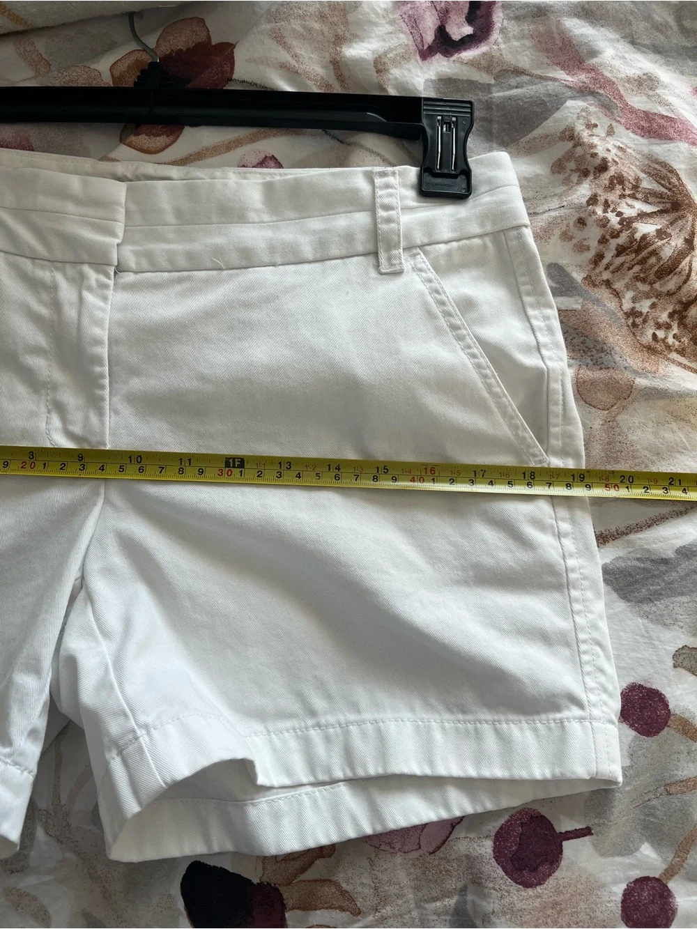 J. Crew White Cotton Tailored Shorts